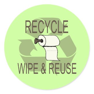 Funny Recycle Stickers | Zazzle.co.uk