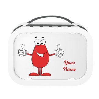 Funny Red Cartoon Yubo Lunch Boxes