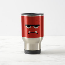 Funny Red Monster Face Coffee Mug