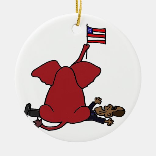 funny red republican elephant sitting on obama double funny red republican elephant sitting on obama double