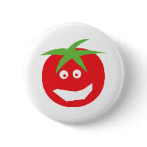 funny red tomato icon buttons