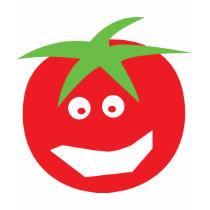 funny red tomato icon t-shirts
