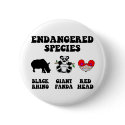 Funny redhead buttons