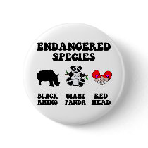 Funny redhead buttons