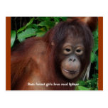 Funny Redhead Jungle Girl Beauty Advice  #1 Post Cards