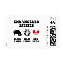 Funny redhead postage