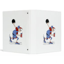 funny redneck bowler bowling humor design binder
