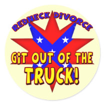 Funny Redneck Divorce T-shirts Gifts stickers