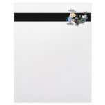 funny relaxing pampered cow cartoon letterhead