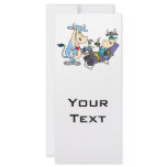 funny relaxing pampered cow cartoon rack cards