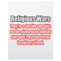 Funny Religious Wars Quote Customized Letterhead