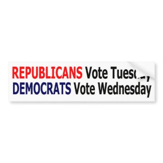 Funny Republican Bumper Sticker bumpersticker