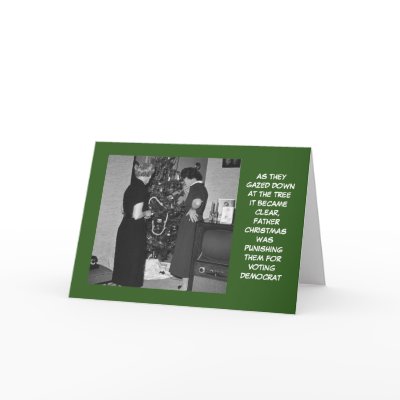 Funny Republican Christmas Greeting Cards by BIGNUMPT
