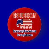 Funny Republican Obama buttons