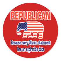 Funny Republican Obama stickers
