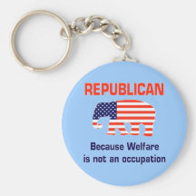 Funny Republican - Welfare Key Chains