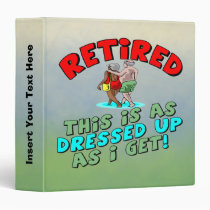 Funny Retirement Avery Binder binders