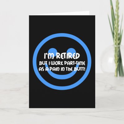 Funny retirement cards