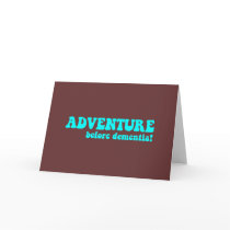 Funny retirement greeting card