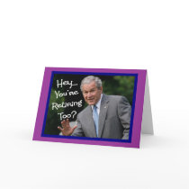 Funny Retirement Cards---Bush'ism humor