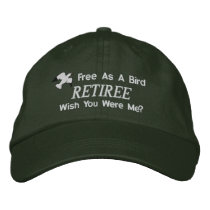 Funny Retirement Embroidered Hat embroidered hats