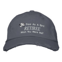 Funny Retirement Embroidered Hat