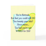 Funny Retirement gifts cards