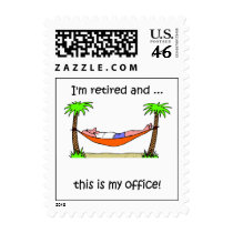 Funny retirement humor stamps