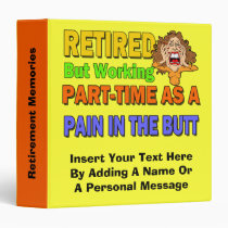 Funny Retirement Memories Avery Binder binders