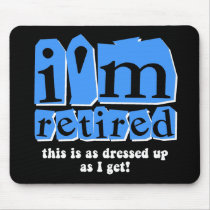 Funny retirement mouse mats