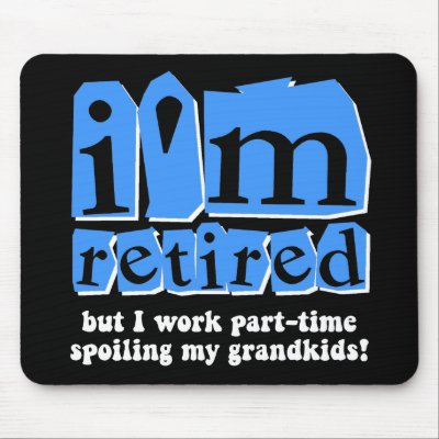 Funny retirement mouse pads