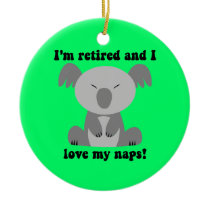 Funny retirement christmas tree ornaments