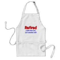 Funny Retirement Saying aprons