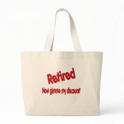 Funny Retirement Saying Bags by retirement_gifts