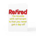 Funny Retirement Saying cards