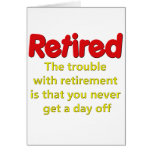 Funny Retirement Saying Card
