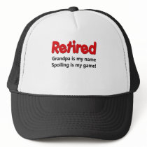 Funny Retirement Saying hats