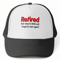 Funny Retirement Saying hats