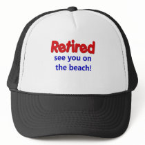 Funny Retirement Saying hats