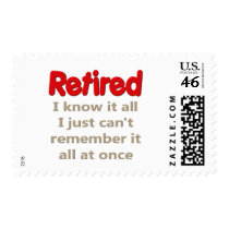 Funny Retirement Saying postage by retirement_gifts Funny Retirement Saying postage
