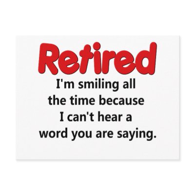 Funny Retirement Saying Post Card by retirement_gifts