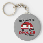 Funny Retro Camper Keychain