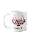 Funny Retro Cat Coffee Mug - Cha Cha Cat mug