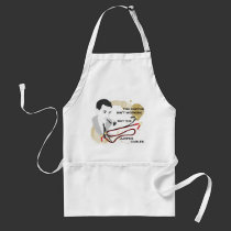 Funny Retro Dad Coffee Apron aprons