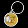 Funny Retro Dad Coffee Saying Keychain