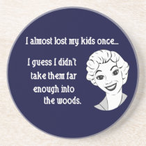 Funny Retro Mom Coaster