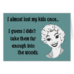 Funny Retro Mom Greeting Card