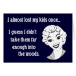 Funny Retro Mom Greeting Card