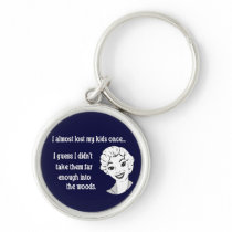 Funny Retro Mom Keychain