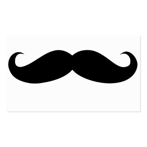 Funny Retro Sunglasses with Moustache Business Card Template (back side)